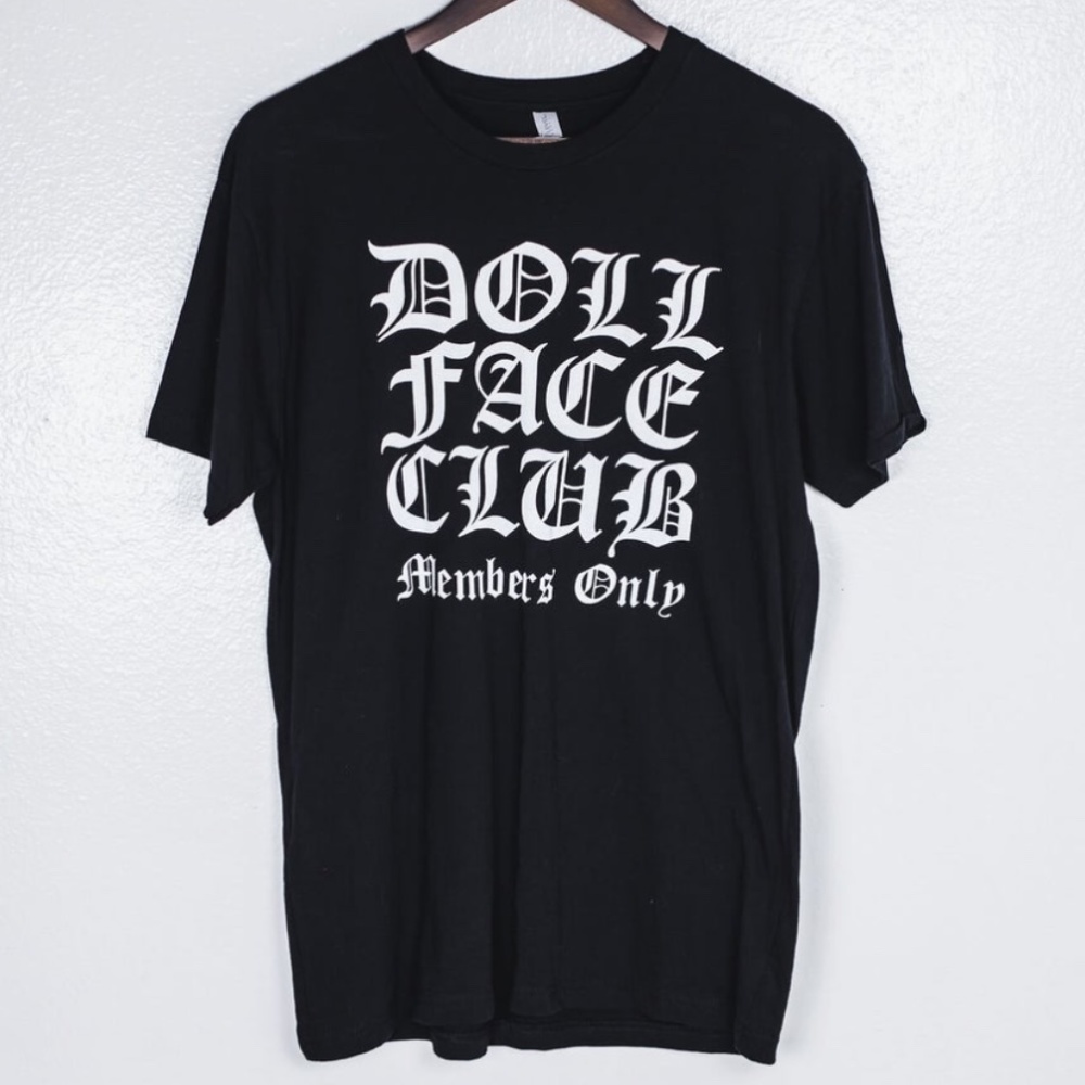 DFC black T-shirt.